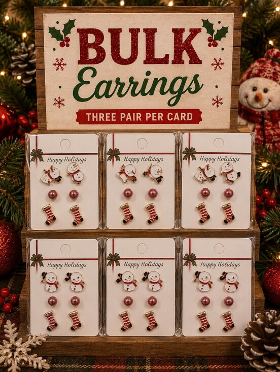 Jewelry - BULK Holiday Earrings